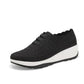 Damesschoenen Comfortabele elastische mesh ronde neus Slip-on