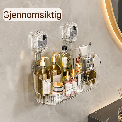 ⏳Begrenset tilbud⏰Oppbevaringsstativ med sugekopp og dreneringshull