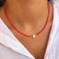 Zoetwater parel ketting (4 kleuropties)