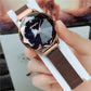 Horloge met sterrenhemel Trendy dameshorloge met magnetische armband