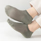 Menneskens Solid Color Mesh Pust Socks